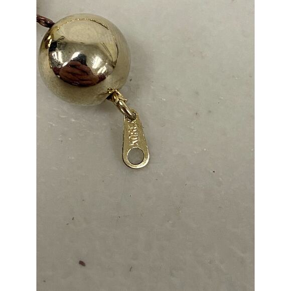 Marshall Fields Monet Beaded Gold Tone Chain Necklace & Bracelet Lot of 3 w/ Box - Picture 6 of 12